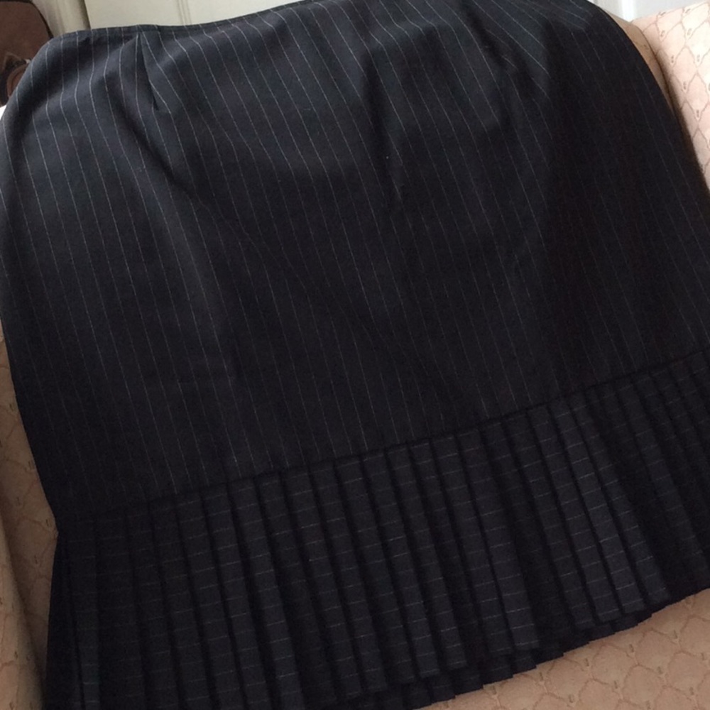 Pinstriped skirt